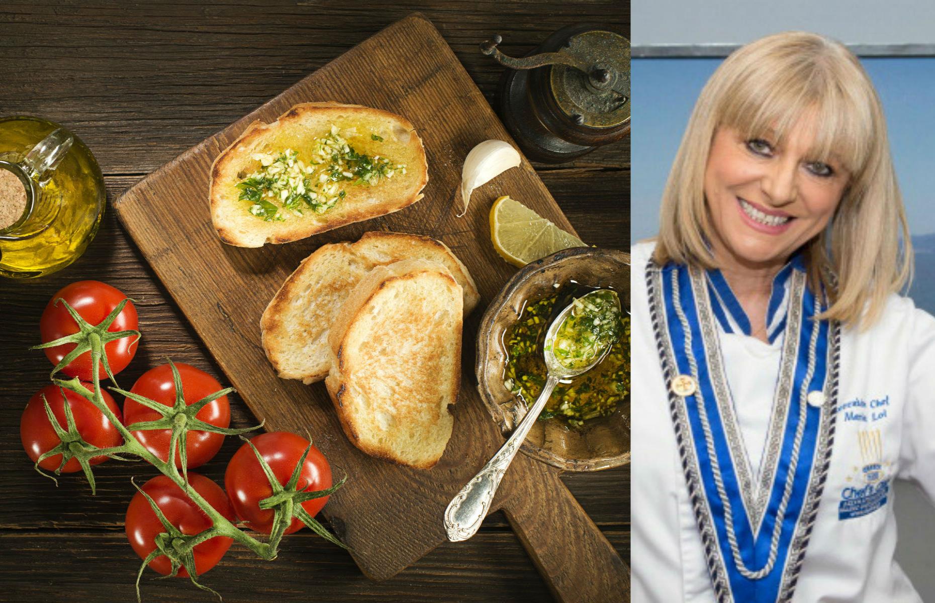 Maria Loi – bread and olive oil